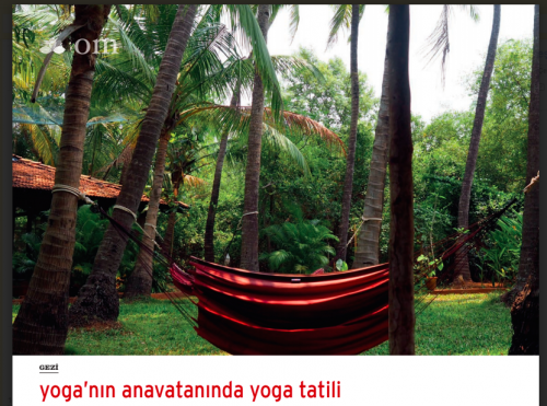 Yoga’nın Anavatanında Yoga Tatili  [yoga journal]